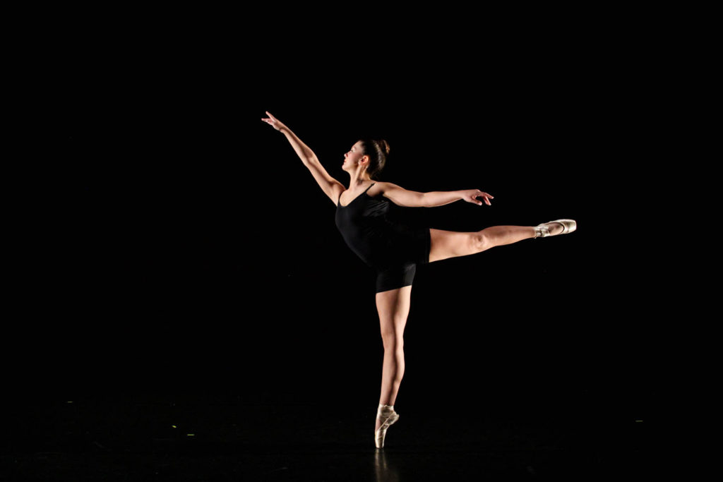 Student doing Ballet Dancing