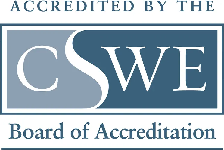 CSWE accredited by the board of accreditation