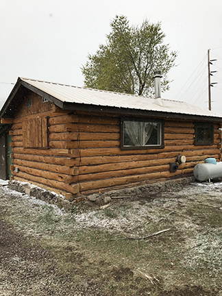 Mia's Corona's cabin in Colorado