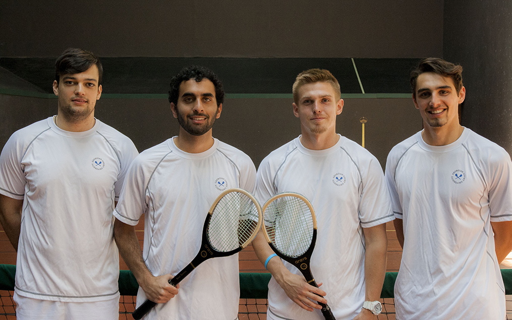 Court tennis players at GCU