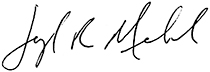 GCU president written signature.