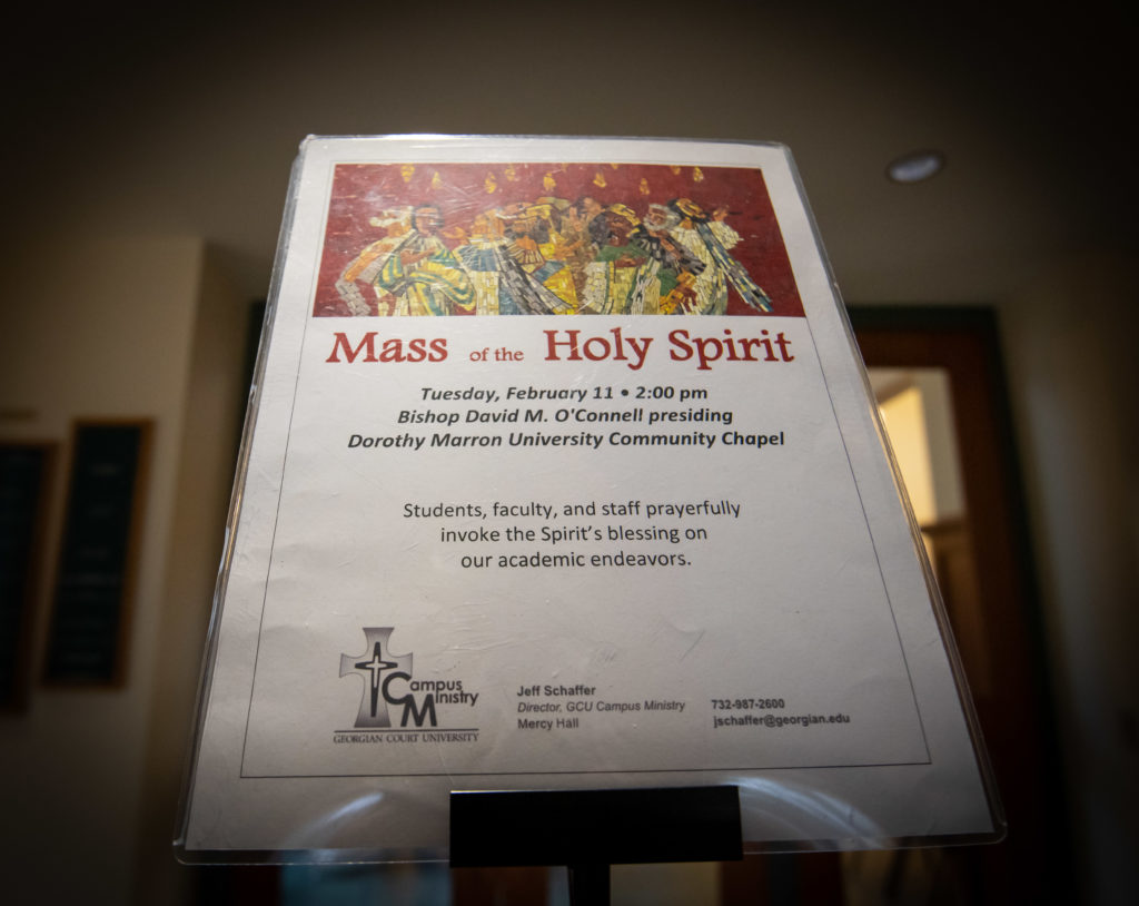 Georgian Court Mass program