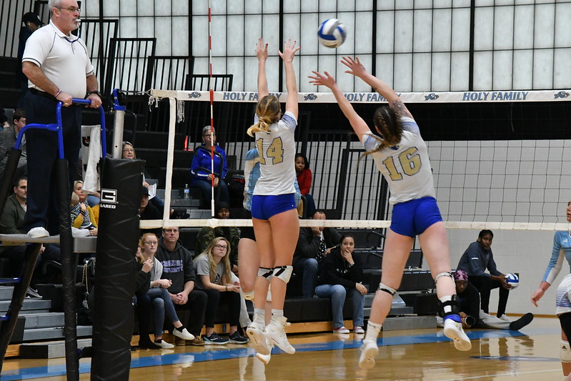 volleyball final game action