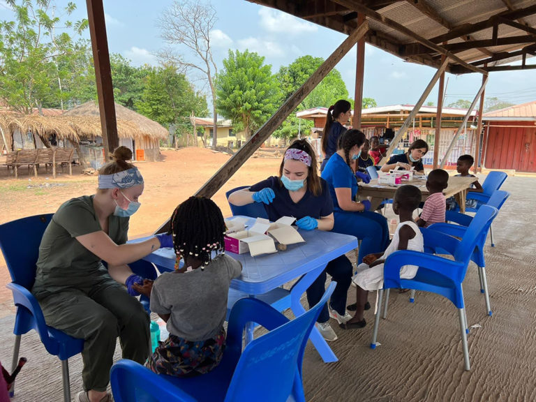 GCU nursing students volunteer in Ghana