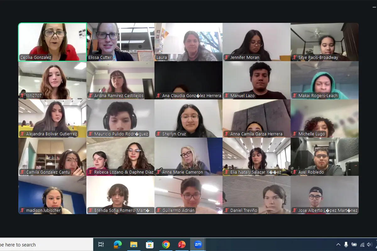 Through a virtual exchange, students in Dr. Cutter’s Social Justice Ethics course collaborated with students in Professor Gonzalez Arenas’ Christian Social Ethics course throughout the semester.