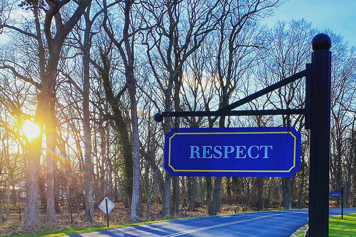 Respect core value sign