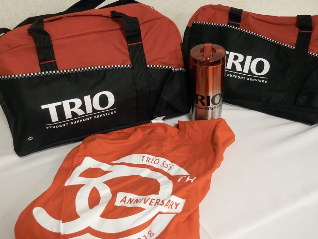 TRIO bag and shirt