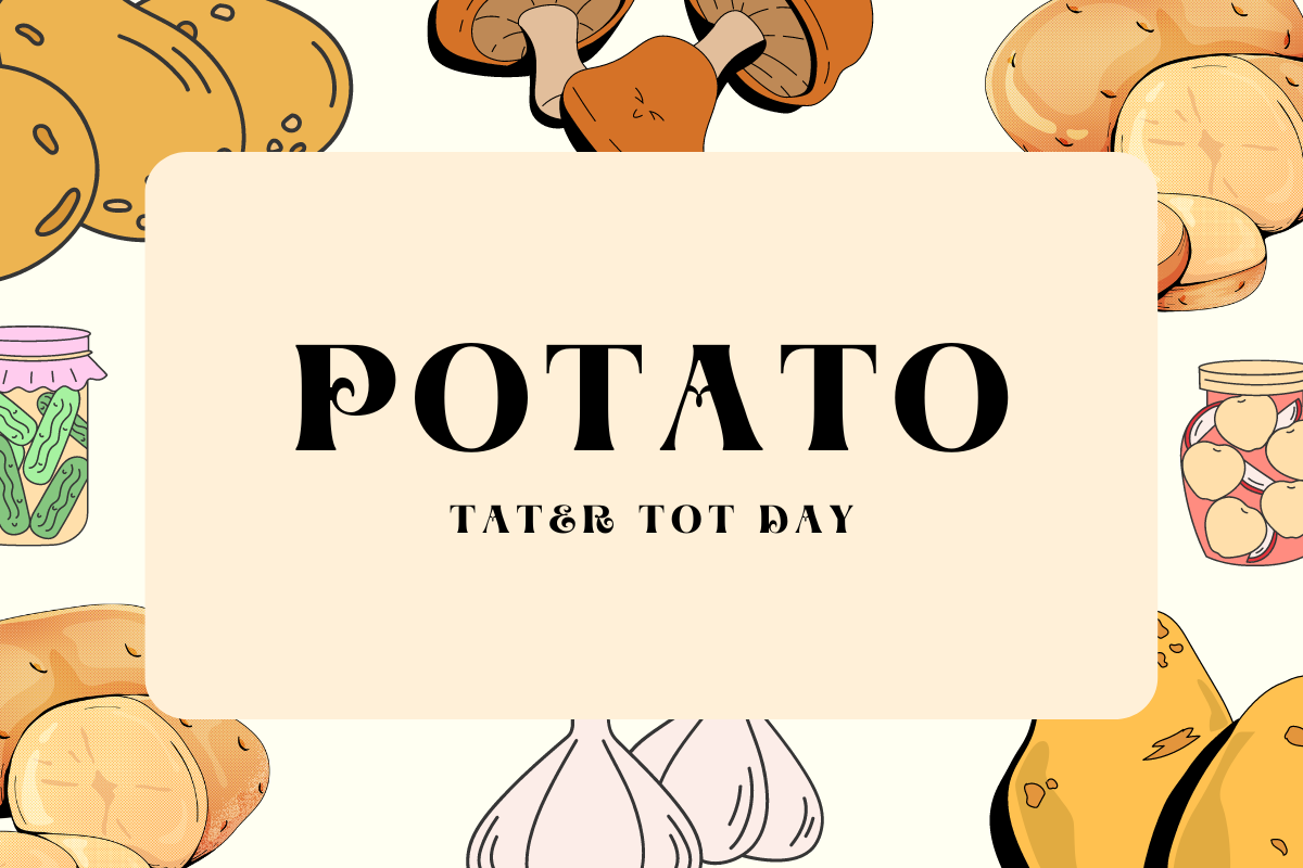 potato with pic of potato and onion