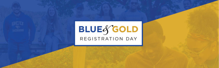 Blue and Gold Day Header