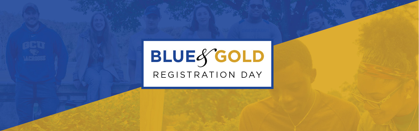 Blue and Gold Day Header