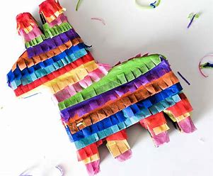 colorful mini pinata