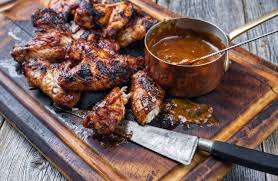 picture of jerk Chicken on a cutting board