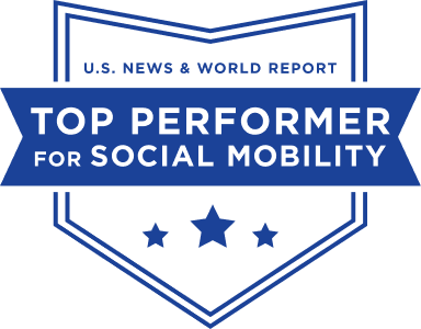 top performer for social mobility logo