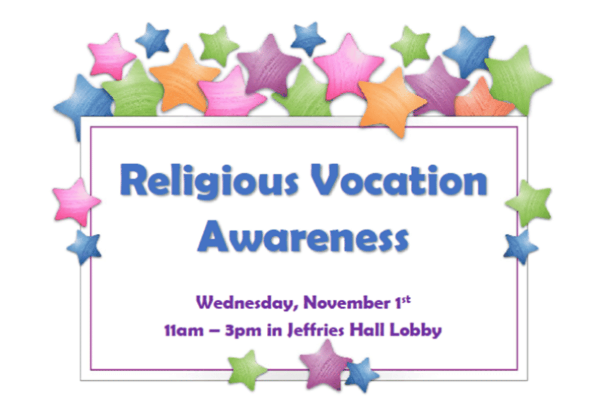 religious vocation awareness flyer