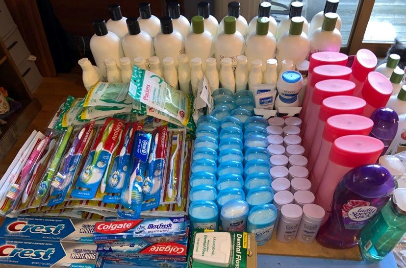 toiletries for blessing bags